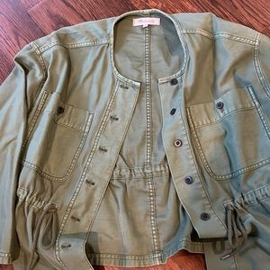 Madewell jacket olive green size small